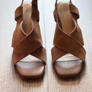 Women’s Leather Brown High Heals